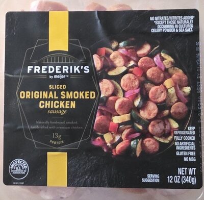 Sliced Original Smoked Chicken Sausage