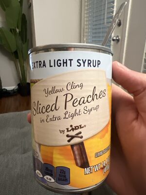 Sliced Peaches in Extra Light Syrup