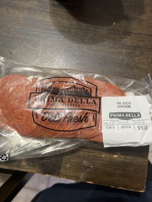 Sliced pepperoni