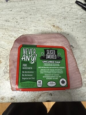 Sliced Smoked Uncured Ham