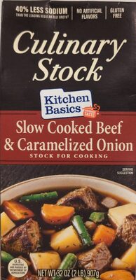 Slow Cooked Beef And Caramelized Onion Stock