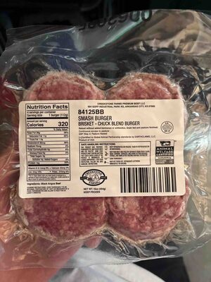 Smash Burger Brisket - Chuck Blend Burger