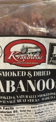 Smoked & Dried Kabanoos