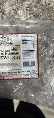 Smoked Jalapeno & Cheddar Bratwurst