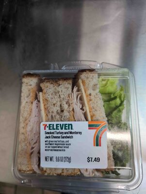 Smoked Turkey and Monterey Jack Cheese Sandwich