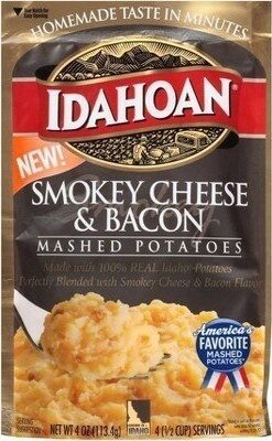 Smokey cheese & bacon mashed potatoes