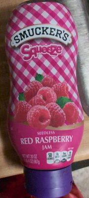 Smucker's Squeeze seedless red raspberry jam