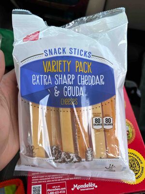 Snack Sticks Variety Pack Extra Sharp Cheddar & Gouda Cheeses