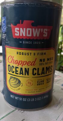 SNOW'S  Chopped Ocean CLAMS