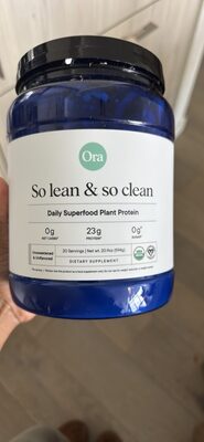 So Lean & So Clean Daily Superfood Plant Protein