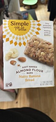 Soft Baked Almond Flour Bar Nutty Banana Bread