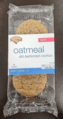 Soft Oatmeal Old-Fashioned Cookies