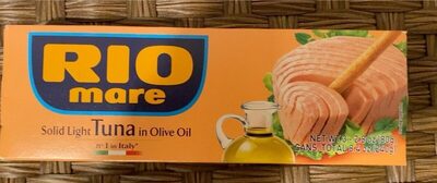 Solid light tuna in olive oil