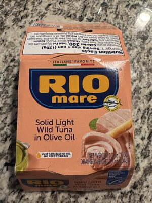 Solid Light Wild Tuna in Olive Oil