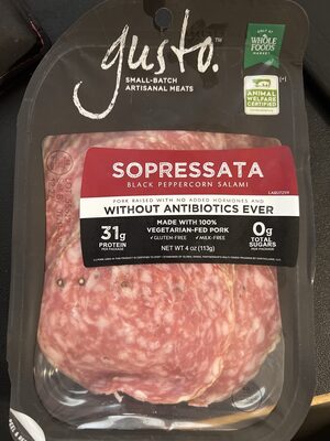 Sopressata Black Peppercorn Salami