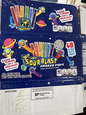 Sour Blast Freeze Pops