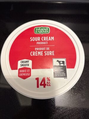 Sour Cream 14% Island Farms