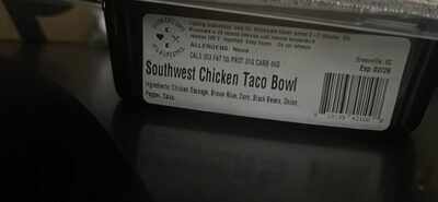 Southwest Chicken Taco Bowl