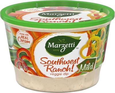 Southwest ranch veggie dip