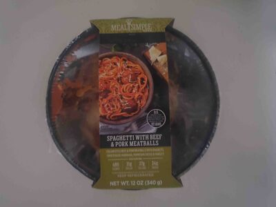 Spaghetti with Beef & Pork Meatballs