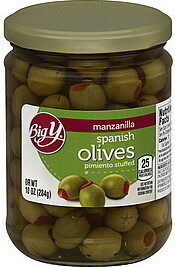 Spanish Pimiento Stuffed Olives