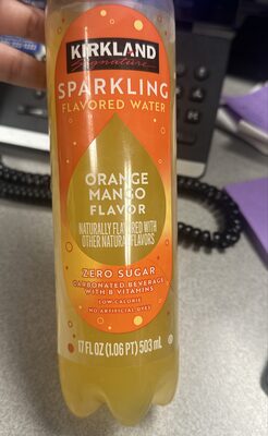 Sparking flavored water