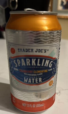 Sparkling Cranberry Clementine Water