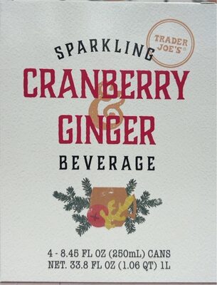 Sparkling Cranberry Ginger Beverage