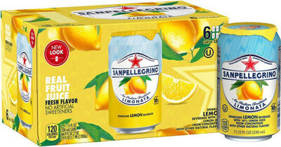 Sparkling fruit beverages limonata/lemon