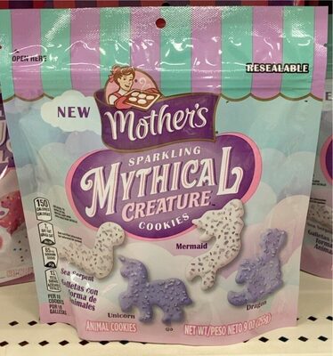 Sparkling mythical creature cookies