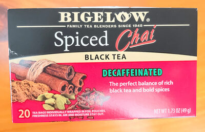 Spiced Chai Decaffeinated Black Tea