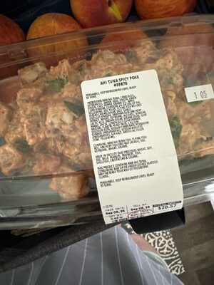 Spicy Ahi Tuna Poke (Costco)