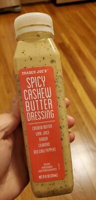 Spicy cashew butter dressing