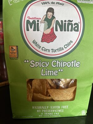 Spicy Chipotle Lime White Corn Tortilla Chips
