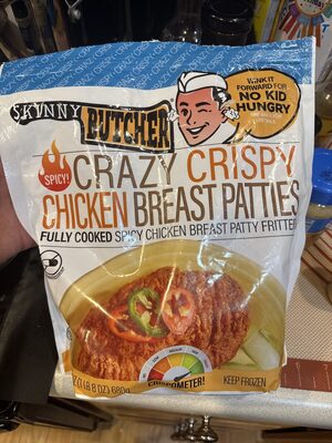 Spicy crazy crispy chicken breast patties