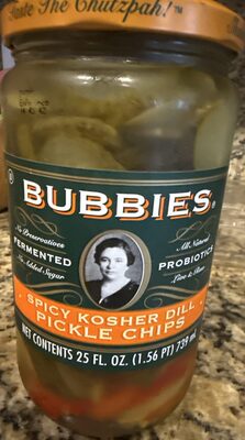 Spicy Kosher Dill Pickle Chips