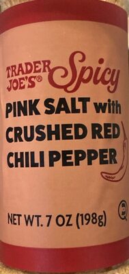 Spicy Pink Salt With Crushed Red Chili Pepper