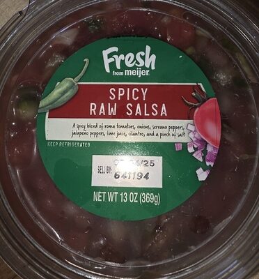 Spicy Raw Salsa