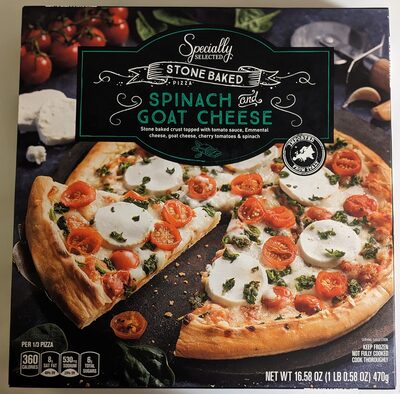 Spinach and Goat Cheese Pizza