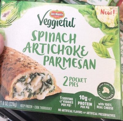Spinach Artichoke Parmesan Pocket Pies