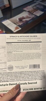 Spinach & Artichoke Salmon