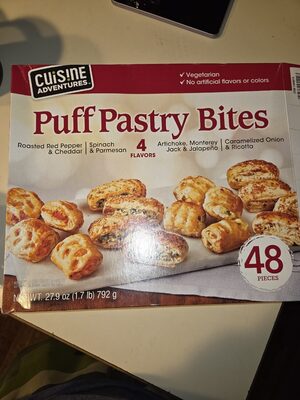 Spinach & Parmesan Cheese Puff Pastry Bites