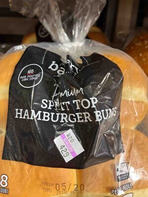 Split Top Hamburger Buns