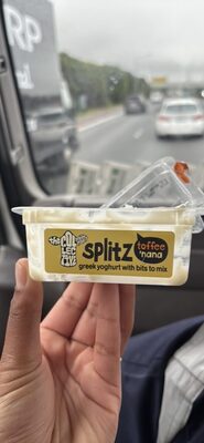splitz toffee 'nana greek yoghurt with bits to mix
