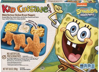 Spongebob squarepants chicken breast nuggets