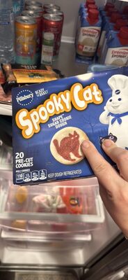 Spooky Cat Shape Sugar Cookie Dough