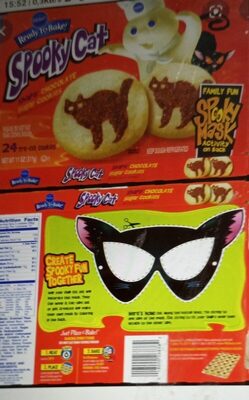 Spooky Cat Shape Sugar Cookies