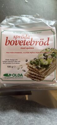 spröda bovetebröd med quinoa