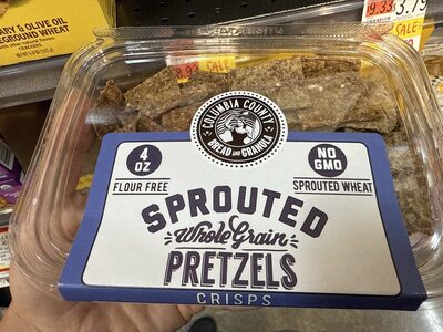 Sprouted Whole Grain Pretzel Crisps