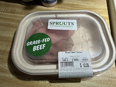 Sprouts Sliced Beef Sirloin